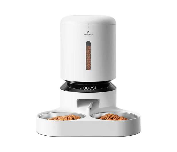 Petlibro DOZOWNIK KARMY GRANARY Z PODWÓJNĄ MISĄ 5L (BIAŁY) - 1515034 - zdjęcie 2
